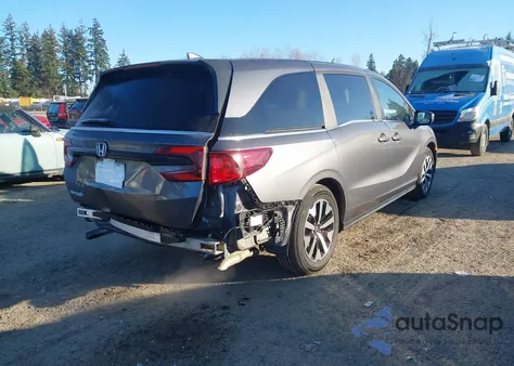 2025 Honda Odyssey Ex-L z USA, uszkodzony, nr VIN 5FNRL6H6XSB075240